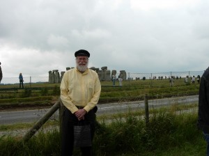 Larry Esposito at Stonehenge June 26, 2009 around the DPS meeting in London.