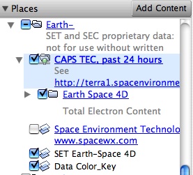 CAPS google earth screenshot