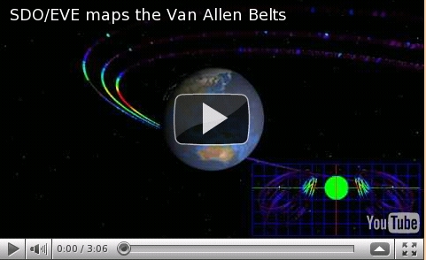 EVE maps the Van Allen radiation Belt