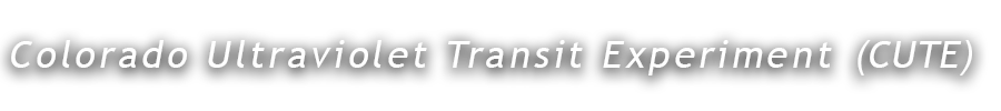 Colorado Ultraviolet Transit Experiment (CUTE) logo