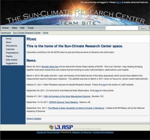 SCRC team site image