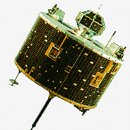 The Hiten spacecraft. (Courtesy NASA)