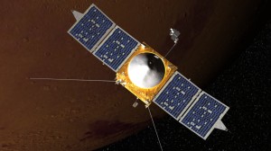 The Mars Atmosphere and Volatile Evolution mission spacecraft