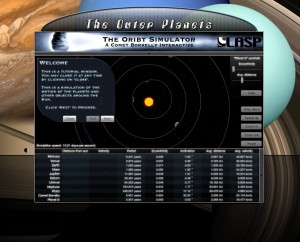 The Outer Planets: Orbit Simulator