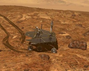 Mars Exploration Rover Spirit on Mars