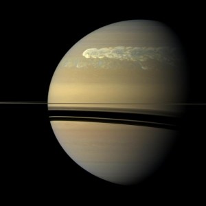 Storm in Saturn's Northern Hemisphere