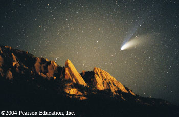 Comet Hale-Bopp over Boulder, Colorado