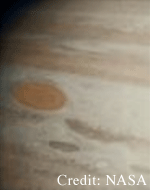 The Great Red Spot taken by Pioneer 11 in 1974