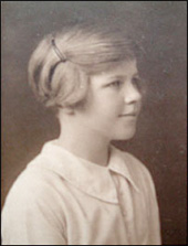 Venetia Burney at age 11. (Courtesy British Broadcasting System. Source)