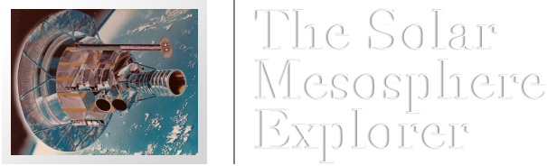 The Solar Mesosphere Explorer logo