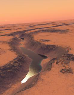 Mars Lake Image