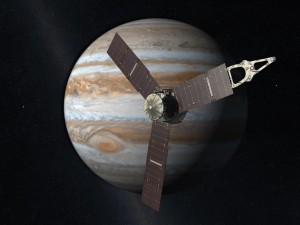Juno spacecraft at Jupiter