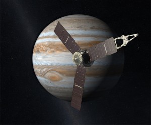 Juno in orbit around Jupiter
