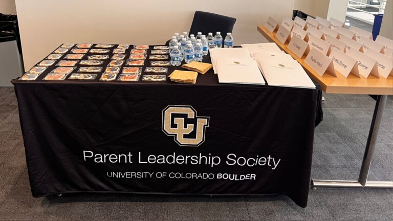The Chancellor's Parent Leadership Society Board held their spring meeting at LASP in February. Credit: LASP/CU Boulder
