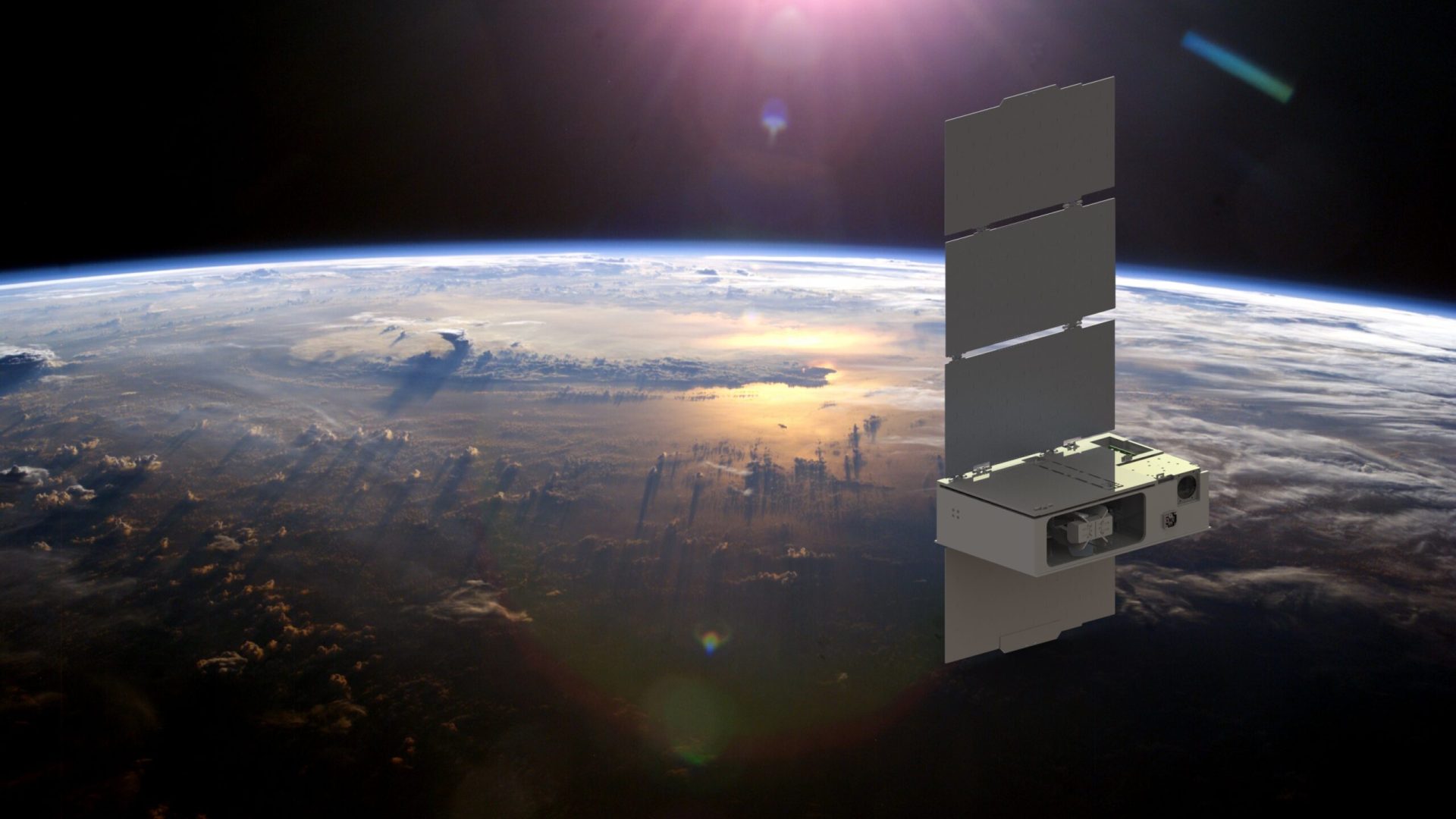 The Colorado Ultraviolet Transit Experiment (CUTE), launched in September 2021, is the first SmallSat mission funded by NASA to study a volatile class of planets known as “hot Jupiters.” Credit: LASP