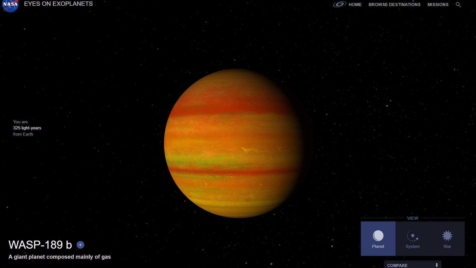 Exoplanet_WASP-189b. Credit: NASA