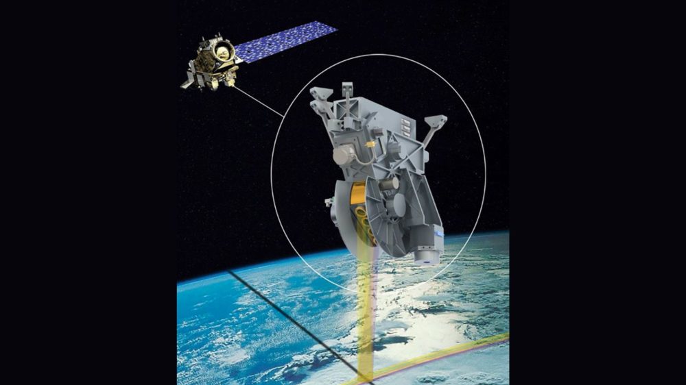 A graphic of what the Libera instrument might look like onboard NASA's Joint Polar Satellite System-3. (Credit: Martha Lageschulte, Ball Aerospace)